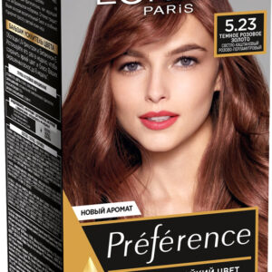 Крем-краска для волос L'Oreal Recital Preference 5.23 темное розовое золото цена