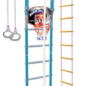 Детский спортивный комплекс Midzumi Niji Ton Basketball Shield (небесная лазурь) цена