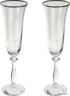 Набор бокалов для шампанского Bohemia Crystal Angela 40600/200524/opt/190/2 цена