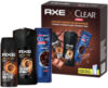 Набор косметики для тела и волос Clear Dark Temptation 2023 Дезодорант+Гель для душа+Шампунь 21век