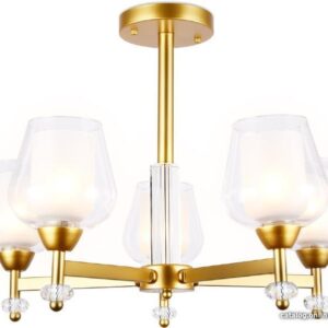 Подвесная люстра Ambrella light Traditional TR3154/5 GD/CL цена