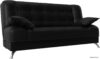 Диван Лига диванов Анна 28060 (экокожа черный) цена