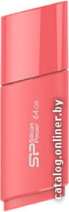 USB Flash Silicon-Power Ultima U06 64GB Pink (SP064GBUF2U06V1P) цена