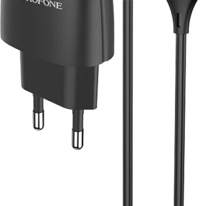 Сетевое зарядное Borofone BA49A USB Type-C (черный) цена