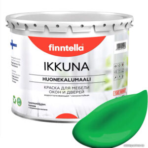 Краска Finntella Ikkuna Niitty F-34-1-3-FL131 2.7 л (луговой зеленый) цена