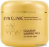 3W Clinic Маска для лица кремовая Collagen Sleeping Pack ночная 100 мл цена