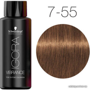 Краситель прямого действия Schwarzkopf Professional Igora Vibrance 7-55 60 мл цена