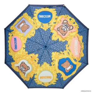 Складной зонт Moschino Bears in frames Blue цена