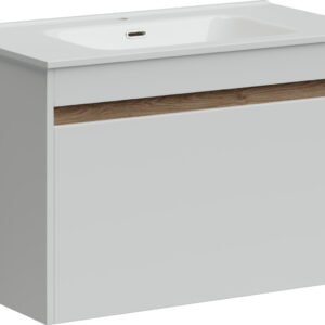 Sancos Тумба под умывальник Smart SM80W (белый глянец) цена