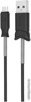 Кабель Hoco X24 microUSB (черный) цена