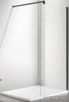 Душевая стенка Aquatek AQ WIW 10020BL 100x200 (черный/прозрачное стекло) цена