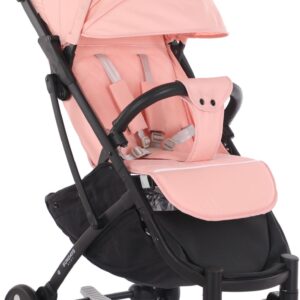 Коляска прогулочная «книга» Sundays Baby S600 (черный/светло-розовый) цена