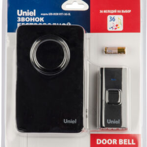 Беспроводной дверной звонок Uniel UDB-092W-R1T1-36S-BL цена