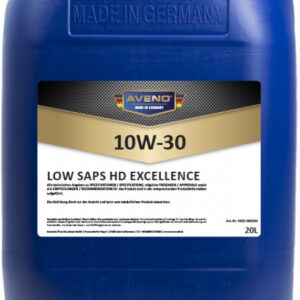 Моторное масло Aveno Low SAPS HD Excellence 10W-30 20л цена