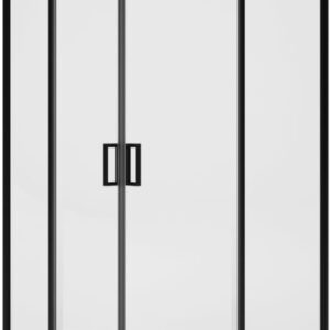 Душевой уголок Метакам Universal Pro Black 120x80 KKS_014548 (прозрачное стекло) цена