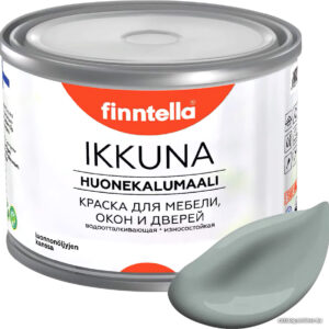Краска Finntella Ikkuna Sammal F-34-1-3-FL052 2.7 л (серо-зеленый) цена