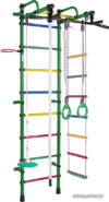 Детский спортивный комплекс Формула здоровья Лира пристенный (зеленый/радуга) цена