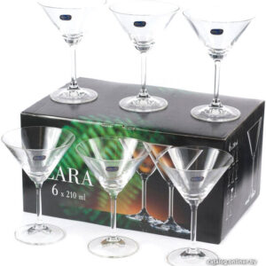 Набор стаканов для коктейлей Bohemia Crystal Lara 40415/210 цена
