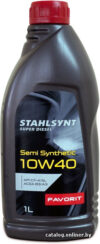 Моторное масло Favorit Stahlsynt Super Benzin 10W-40 1л цена