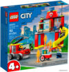 Конструктор LEGO City 60375 Пожарная часть и пожарная машина цена