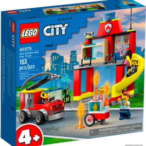Конструктор LEGO City 60375 Пожарная часть и пожарная машина цена