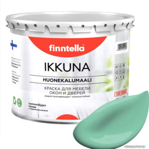 Краска Finntella Ikkuna Viilea F-34-1-3-FL037 2.7 л (светло-бирюзовый) цена