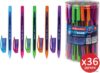 Набор шариковых ручек BRAUBERG Bomb gt color 880160 (36 шт.) цена