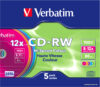 CD-RW диск Verbatim 700Mb 12x 43167 (5 шт.) цена