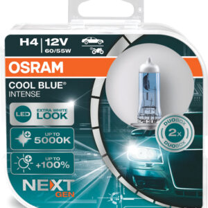 Галогенная лампа Osram Cool Blue Intense Next Gen H4 64193CBN-HCB (пластиковый бокс