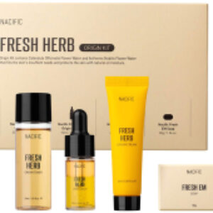 Набор косметики для лица Fresh Herb Origin Kit Тонер 30мл+Сыворотка 10мл+Крем 20мл 21век