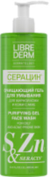 Гель для умывания Серацин Микроотшелушивающий 21век