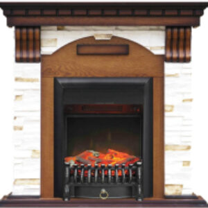 Каминокомплект Nesvizh STD-ASP Fobos FXM Black BLT-999B-5M(BL) 21век