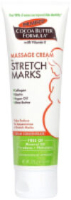 Крем для тела Массажный Против растяжек с маслом какао 21век