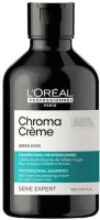 Оттеночный шампунь для волос Serie Expert Chroma Cream зеленый 21век