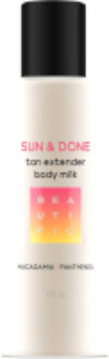 Молочко для тела Sun & Done увлажняющее прологатор загара с эритрулозой 21век