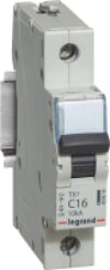 Выключатель автоматический TX3 1P C 16A 10kA 1M / 403916 21век