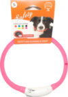 Ошейник Светящийся с USB-зарядкой / JPF-008UL-pink 21век
