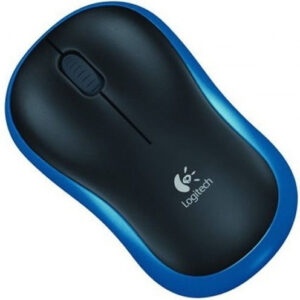 Купить Мышь Logitech M185 (черный/синий)