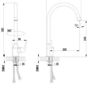 Купить Смеситель Lemark plus ADVANCE LM1205C