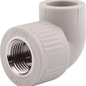 Купить Wavin Ekoplastik Угольник ПП с внутр.резьб. 20x3/4" [SKOI02025X]