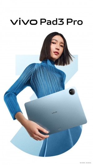 Запасы памяти и все расцветки Vivo Pad 3 Pro на подборке постеров