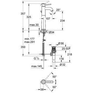 Купить Смеситель Grohe BauClassic 32868000