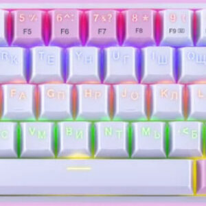 Купить Клавиатура Redragon Fizz (розоый/белый)