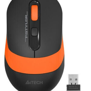 Купить Мышь A4Tech Fstyler FG10S (черный/оранжевый)