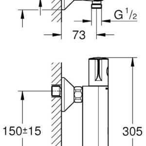 Купить Смеситель Grohe Grohtherm 800 34558000