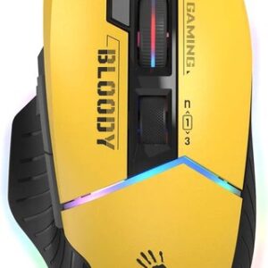 Купить Игровая мышь A4Tech Bloody W95 Max Sports (желтый)