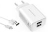 Купить Сетевое зарядное Atomic U400 USB Type-C (белый)