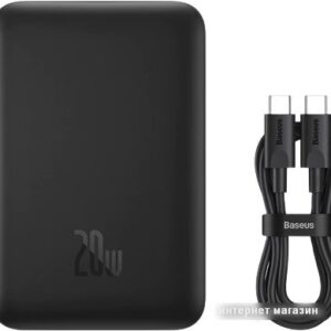 Купить Внешний аккумулятор Baseus Magnetic Mini Wireless Fast Charge Power Bank 10000mAh 20W (черный)