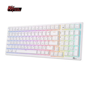Купить Беспроводная клавиатура Royal Kludge RK98 RGB (белый