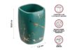 Купить Стакан для зубной щетки и пасты Perfecto Linea Elegance 35-721080 (зеленый)